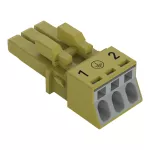 Gniazdo 3-bieg., jasnozielone 890-263/073-000