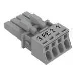 Gniazdo 4-bieg., szare 890-244/062-000