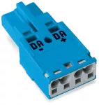 Wtyk 2-bieg., niebieski 770-1112