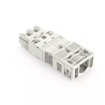 Wtyk z obudową odciążającą przewody 3-bieg., biały 770-233/035-050