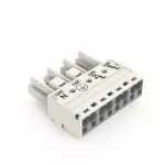 Gniazdo 4-bieg., białe 770-224