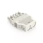 Gniazdo z obudową odciążającą przewody 5-bieg., białe 770-125