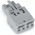 Gniazdo 2-bieg., szare 770-242