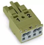 Gniazdo 2-bieg., jasnozielone 770-262