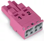 Gniazdo 2-bieg., różowe 770-282