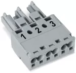 Gniazdo 3-bieg., szare 770-243