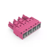 Gniazdo 4-bieg., różowe 770-284/081-000