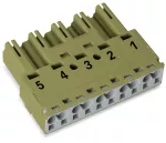 Wtyk 5-bieg., jasnozielony 770-275