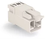 Wtyk do płytek drukowanych konstrukcja kątowa 2-bieg., biały