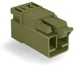 Wtyk do płytek drukowanych konstrukcja kątowa 2-bieg., jasnozielony