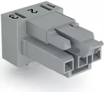 Gniazdo do płytek drukowanych konstrukcja kątowa 3-bieg., szare