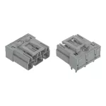 Wtyk do płytek drukowanych konstrukcja kątowa 3-bieg., szary 770-853/011-000/060-000