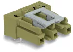 Gniazdo do płytek drukowanych konstrukcja kątowa 3-bieg., jasnozielone 770-863/011-000/071-000