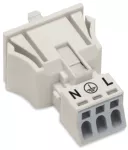 Wtyk Snap-In biały 890-733