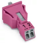 Gniazdo Snap-In różowe 890-782