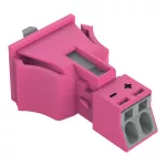 Wtyk Snap-In różowy 890-792/082-000