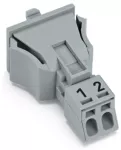 Gniazdo Snap-In szare 890-742