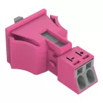 Wtyk Snap-In różowy 890-792/080-000