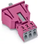 Wtyk Snap-In różowy 890-793
