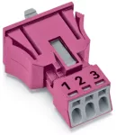 Gniazdo Snap-In różowe 890-783