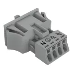 Gniazdo Snap-In szare 890-744/060-000