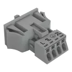 Wtyk Snap-In szary 890-754/064-000