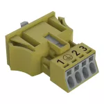 Gniazdo Snap-In jasnozielone 890-764/073-000