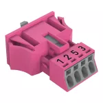 Gniazdo Snap-In różowe 890-784/081-000