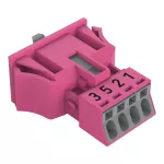 Wtyk Snap-In różowy 890-794/081-000