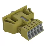 Wtyk Snap-In jasnozielony 890-775