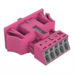 Wtyk Snap-In różowy 890-795/082-000