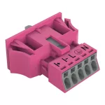 Wtyk Snap-In różowy 890-795/080-000