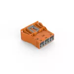 Wtyk Snap-In pomarańczowy