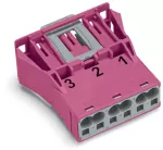 Wtyk Snap-In różowy 770-793