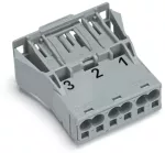 Wtyk Snap-In szary 770-753