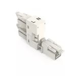 Rozgałęźniki typu h 2-bieg. kodowanie A, białe 890-1686