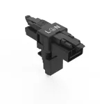 Rozgałęźnik typu T 3-bieg. kodowanie A, czarny 890-615