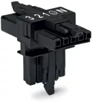 Rozgałęźnik typu T 5-bieg. kodowanie A, czarny 890-622