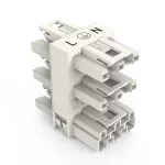Rozgałęźnik 5-torowy 3-bieg. kodowanie A, biały