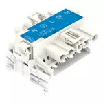 Wielowtyk typu T Linect® 5-bieg., niebieski