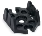 Płytka montażowa 3-bieg., czarna 770-623