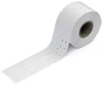 Oznaczniki nawlekane na przewody do drukarki TP, białe 211-161