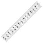 Oznacznik na opaskę zaciskową kabla do drukarki Smart Printer do zastosowania z opaskami zaciskowymi, biały 211-835
