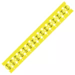 Oznacznik na opaskę zaciskową kabla; do drukarki Smart Printer do zastosowania z opaskami zaciskowymi, żółty