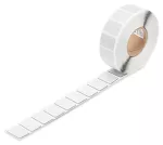 Tabliczki na przycisk 27 x 19 MM, srebrne