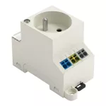 Gniazdo instal. do szaf sterowniczych do montażu na szynie i montażu śrubowego do wtyku typ E, CEE 7/5
