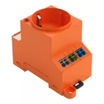 Gniazdo instal. do szaf sterowniczych do montażu na szynie i montażu śrubowego