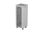 SZAFA INSTALACYJNA RACK STOJĄCA 19" 32U 600X600 SZARA DRZWI PRZESZKLONE LCD LANBERG (FLAT PACK) V2