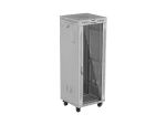 SZAFA INSTALACYJNA RACK STOJĄCA 19" 32U 600X600 SZARA DRZWI PRZESZKLONE LCD LANBERG (FLAT PACK) V2