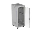 SZAFA INSTALACYJNA RACK STOJĄCA 19" 32U 600X800 SZARA DRZWI PRZESZKLONE LCD LANBERG (FLAT PACK) V2